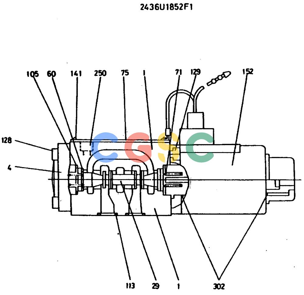 神钢零件查询(MD400LC) - EXCAVATOR BTW YS0101 - YS0200 (1/80-12/06) (09-041) - VALVE ASSY, SOLENOID Kobelco