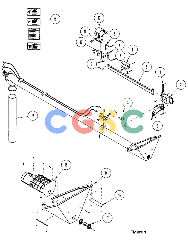 凯斯零件查询(1100) - CONCORD AIR SYSTEM (10/97-12/00) (A04) - AUGER INSTALLATION Case Agriculture