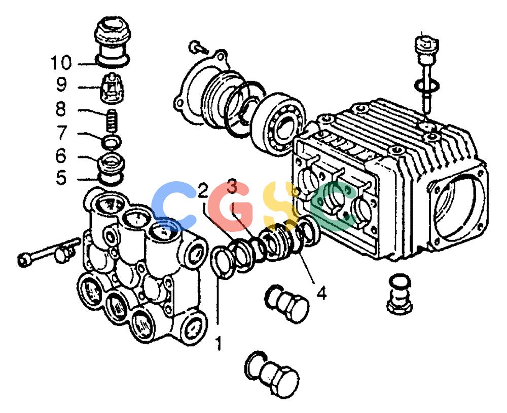 凯斯零件查询(438) - FLEX-AIR APPLICATOR - 2003 (3/03-10/03) (13-004) - PRESSURE WASHER WATER PUMP Case Agriculture