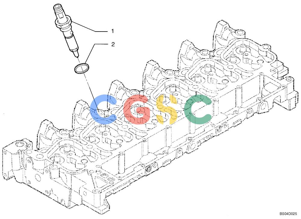 纽荷兰零件查询(D95) - CRAWLER DOZER - NA (1/06-) (03-07) - FUEL INJECTION SYSTEM New Holland Constructuion