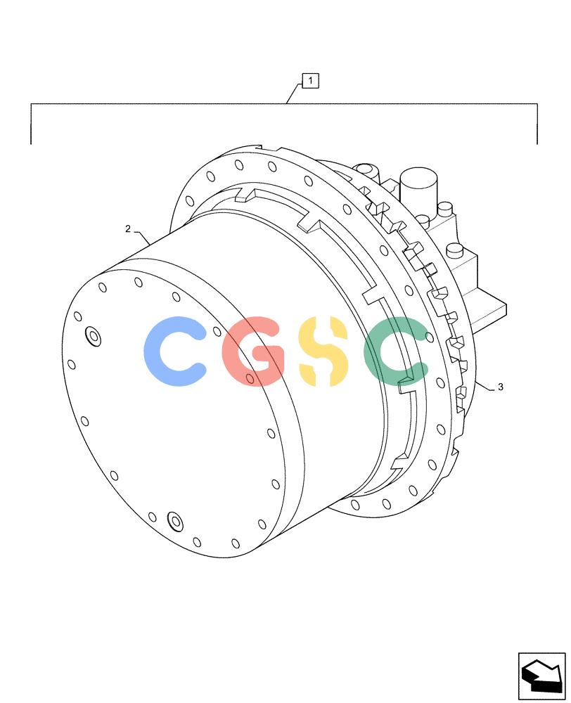 神钢零件查询(ED160 BLADE) - HYDRAULIC EXCAVATOR - ASN LH02-01501 (9/12-12/13) (35.353.AD[02]) - TRAVEL MOTOR & REDUCTION GEAR Kobelco
