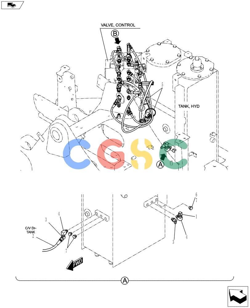神钢零件查询(ED150-2) - BLADE RUNNER EXCAVATOR/DOZER ASN LH01-01001 (1/09-12/12) (01-026[01]) - CONTROL LINES, MAIN Kobelco