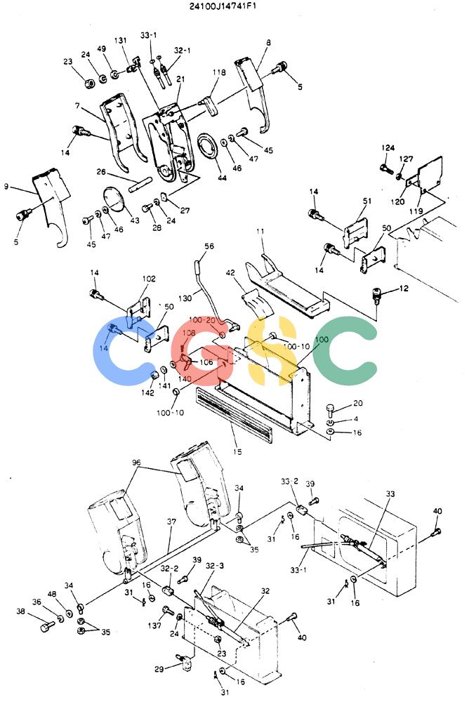 神钢零件查询(MD200C) - EXCAVATOR BTW YQU0701 - YQU2000 (1/80-12/06) (03-001[02]) - CONTROL ASSY (WRIST) Kobelco