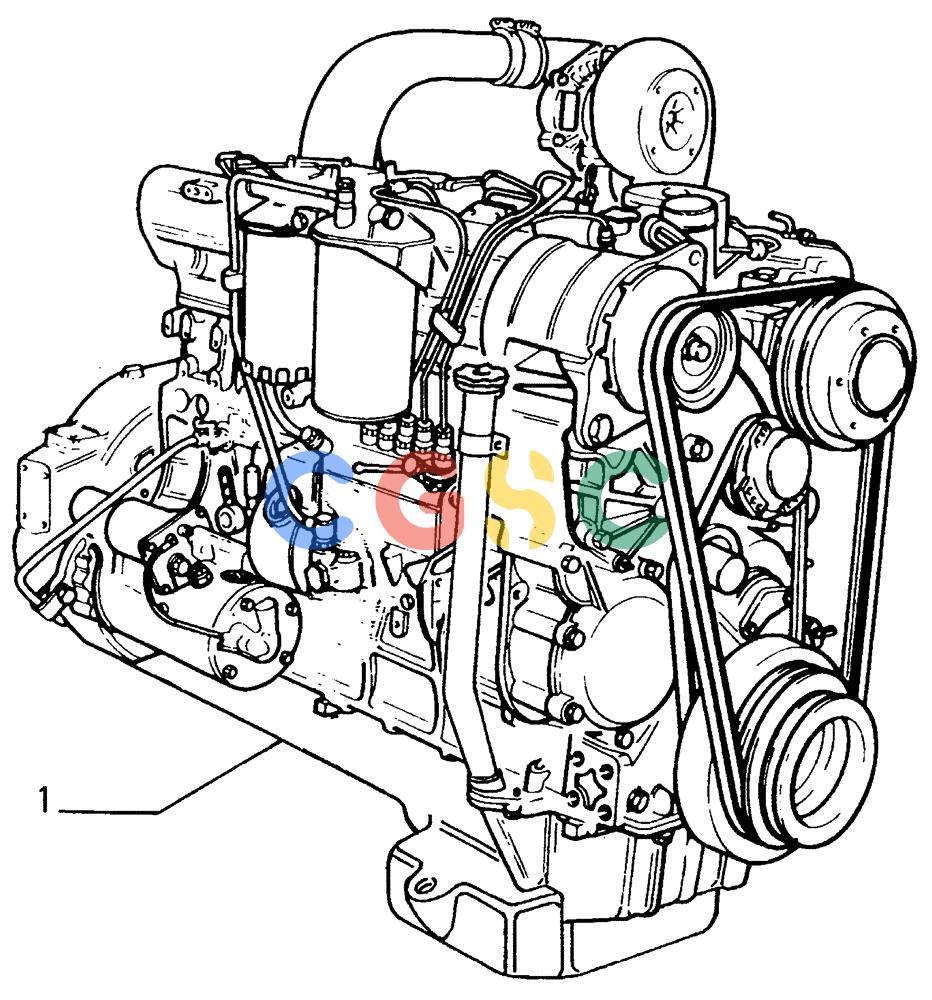 纽荷兰零件查询(FL14E) - CRAWLER LOADER (A0.00[001]) - ENGINE New Holland Constructuion