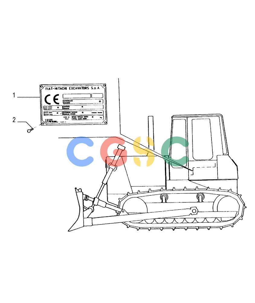 纽荷兰零件查询(FD175) - CRAWLER DOZER (N.A. VERSION)(S/N 061640 & AFTER) (1/93-) (6.784[01]) - DECALS New Holland Constructuion