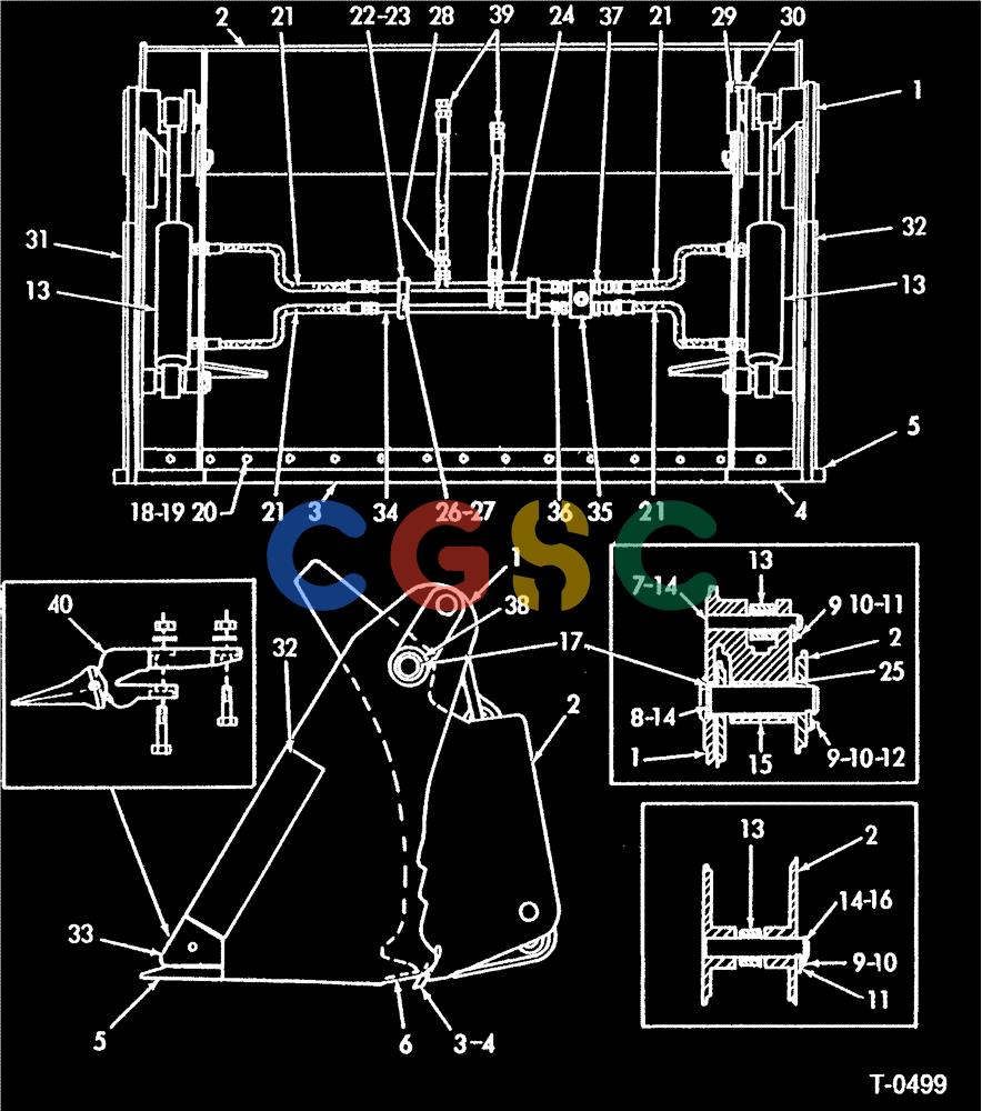 纽荷兰零件查询(FL14E) - CRAWLER LOADER (E3.14/4[002]) - MULTIPURPOSE BUCKET ASSEMBLY New Holland Constructuion