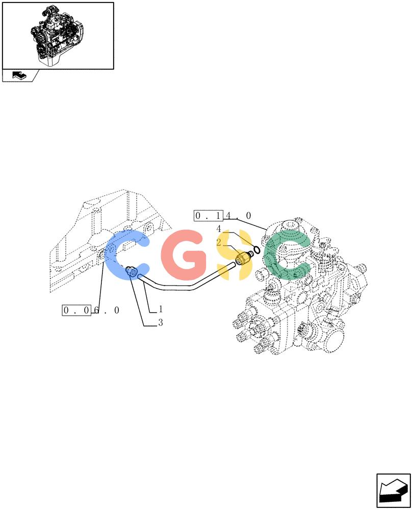 神钢零件查询(F4GE9484A J601) - ENGINE - 504103783 - 920019898 (1/13-) (0.14.6) - INJECTION EQUIPMENT - PIPING (504038512) Kobelco