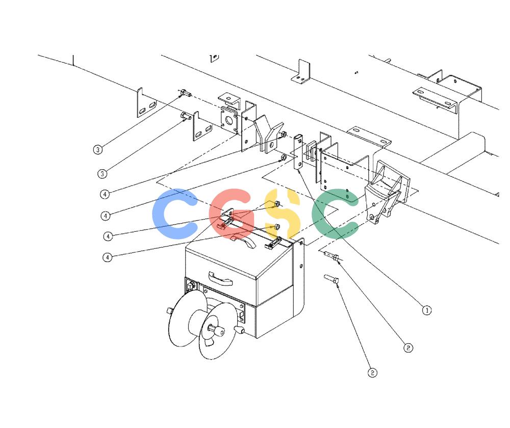 凯斯零件查询(438) - FLEX-AIR APPLICATOR - 1999 (2/99-3/03) (21-010) - PRESSURE WASHER MOUNT Case Agriculture