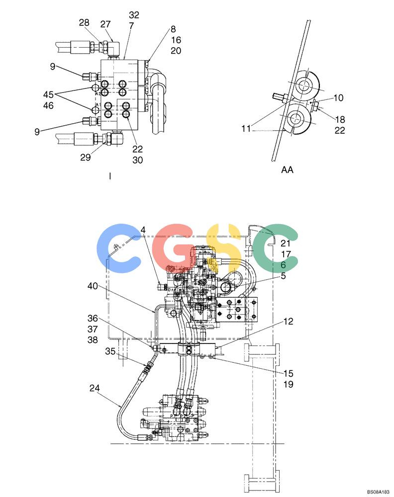 神钢零件查询(SK160LC) - DYNAMIC ACERA EXCAVATOR 11/2000 ASN YM02U0101 (11/00-12/02) (01-018[02]) - UPPER HYDRAULIC LINES (SUCTION DELIVERY), P/N YM30H00001F1, PAGE 2 OF 2 Kobelco