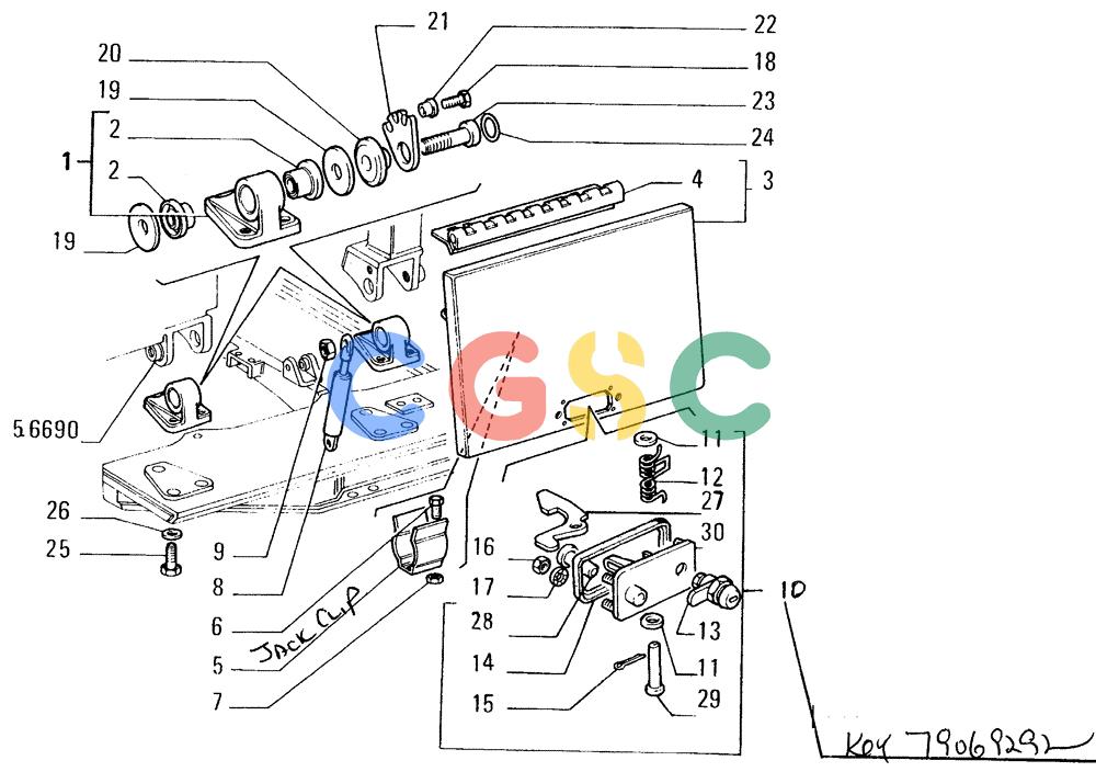 纽荷兰零件查询(FD14E) - CRAWLER DOZER (5.6450[002]) - FRAME-OPERATORS COMPARTMENT New Holland Constructuion