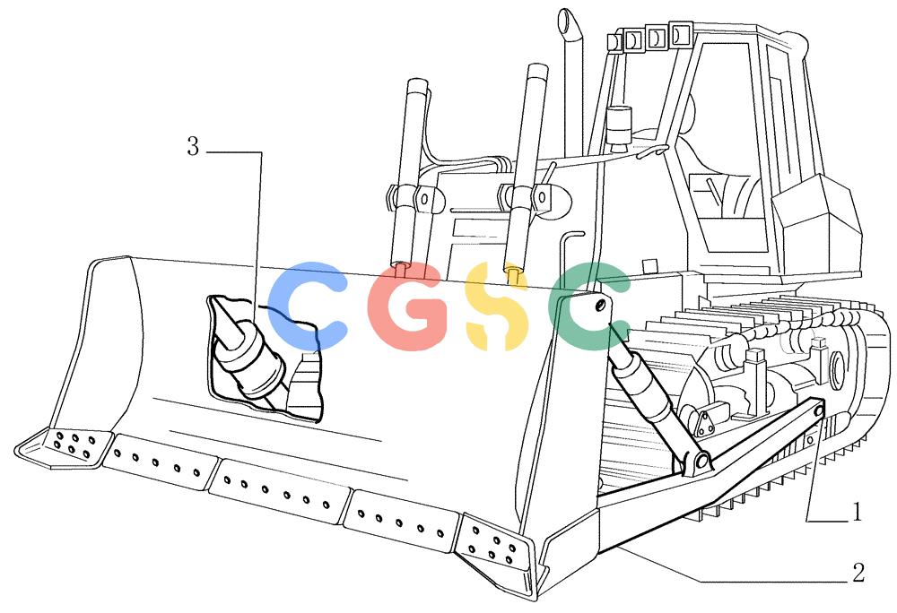 纽荷兰零件查询(DC180.B) - CRAWLER DOZER TIER 2 (3/03-) (9.466[01]) - PUSHBEAMS AND STRUTS - OPTIONAL CODE 784296101 - VERSION (01) New Holland Constructuion