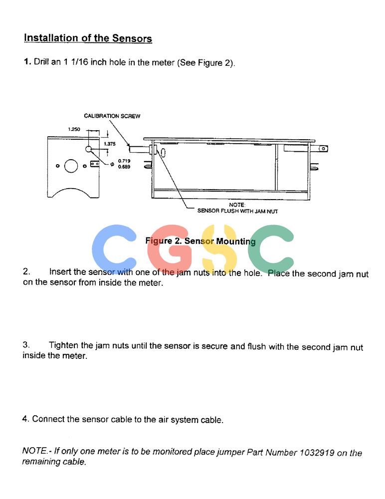 凯斯零件查询(2400) - CONCORD AIR SYSTEM (1/96-12/99) (C17) - INSTALLATION OF THE SENSORS Case Agriculture