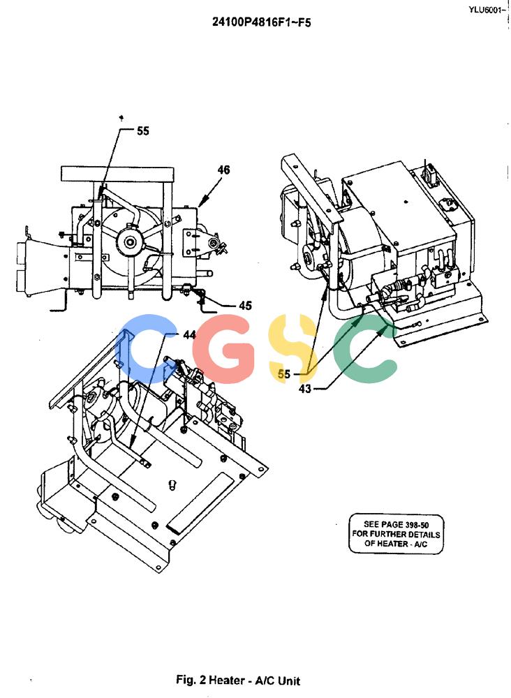 神钢零件查询(ED180) - BLADE RUNNER EXCAVATOR/DOZER ASN YLU0001 (1/99-12/01) (05-017[02]) - AIR CONDITIONER KIT INSTALLATION Kobelco