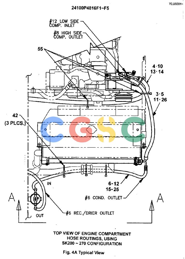 神钢零件查询(ED180) - BLADE RUNNER EXCAVATOR/DOZER ASN YLU0001 (1/99-12/01) (05-017[04]) - AIR CONDITIONER KIT INSTALLATION Kobelco