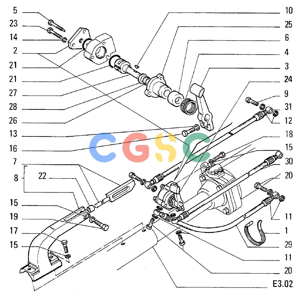 纽荷兰零件查询(FL5B) - CRAWLER LOADER (E3.27[001]) - BUCKET AUTOMATIC POSITIONING DEVICE New Holland Constructuion