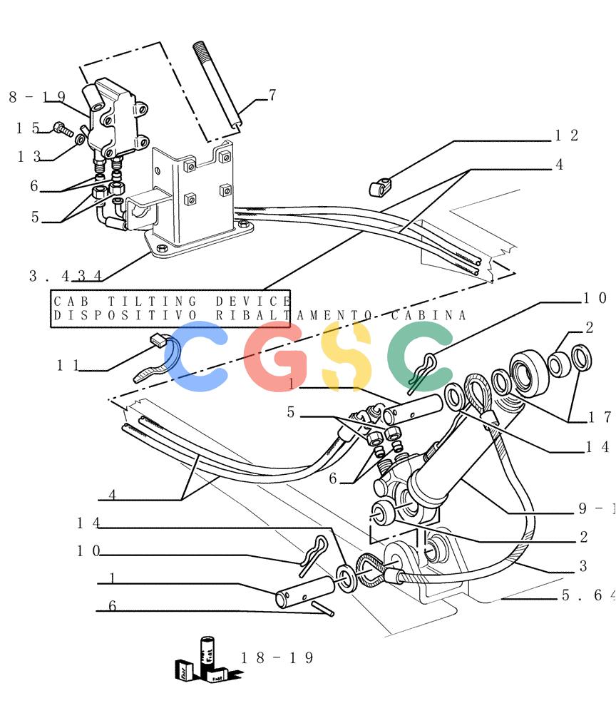 纽荷兰零件查询(DC180PS) - CRAWLER DOZER (11/00-) (5.678[01]) - HYDRAULIC JACK New Holland Constructuion