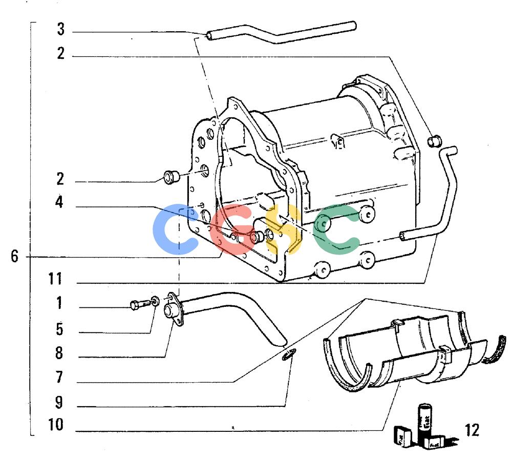 纽荷兰零件查询(FL5B) - CRAWLER LOADER (B2.01[003]) - TRANSMISSION New Holland Constructuion
