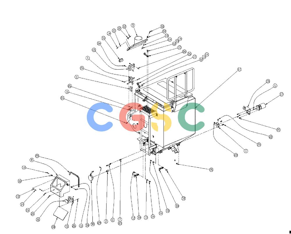凯斯零件查询(438) - FLEX-AIR APPLICATOR - 1999 (2/99-3/03) (06-007) - BIN GROUP, DOUBLE BIN, W/AUGER, RH, 50 Case Agriculture