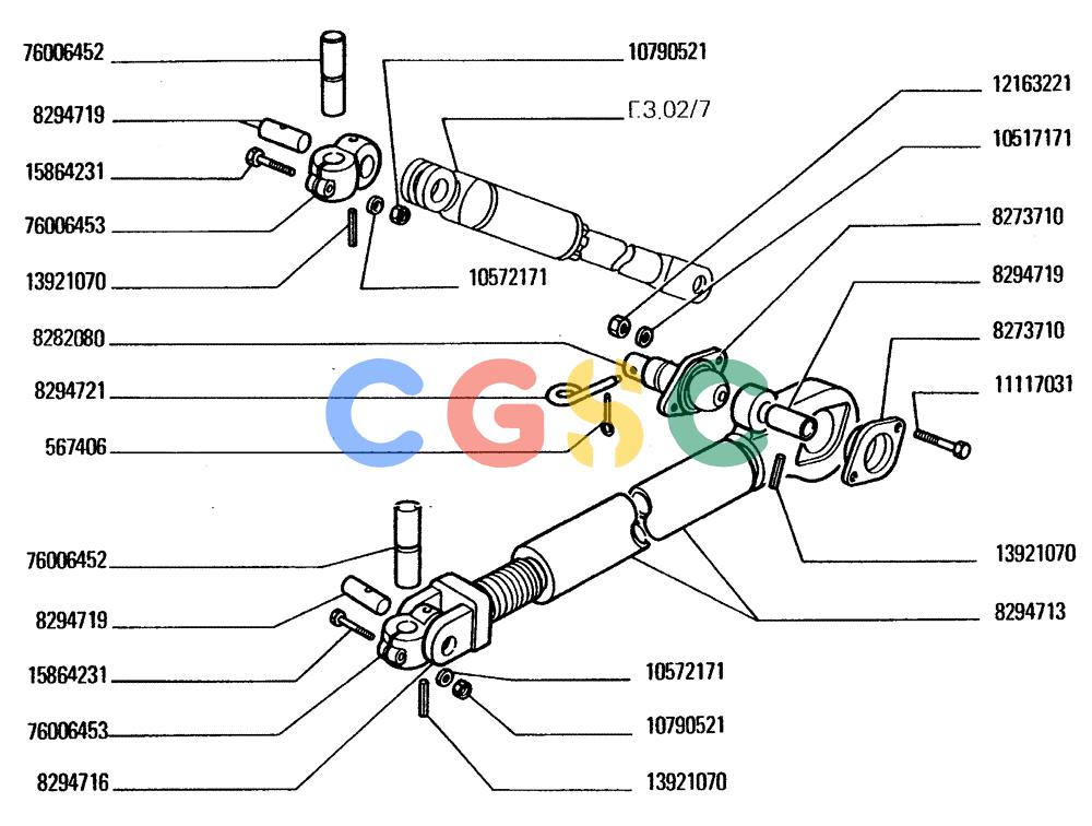 纽荷兰零件查询(FD20) - CRAWLER DOZER (E3.10/6[001]) - DOZER BLADE LIFTING ARMS New Holland Constructuion