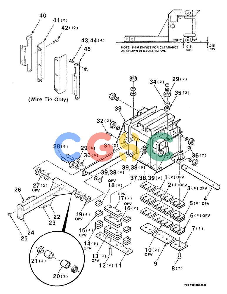 凯斯零件查询(8545) - CASE IH RECTANGULAR BALER (1/89-12/99) (5-10) - PLUNGER ASSEMBLY Case Agriculture