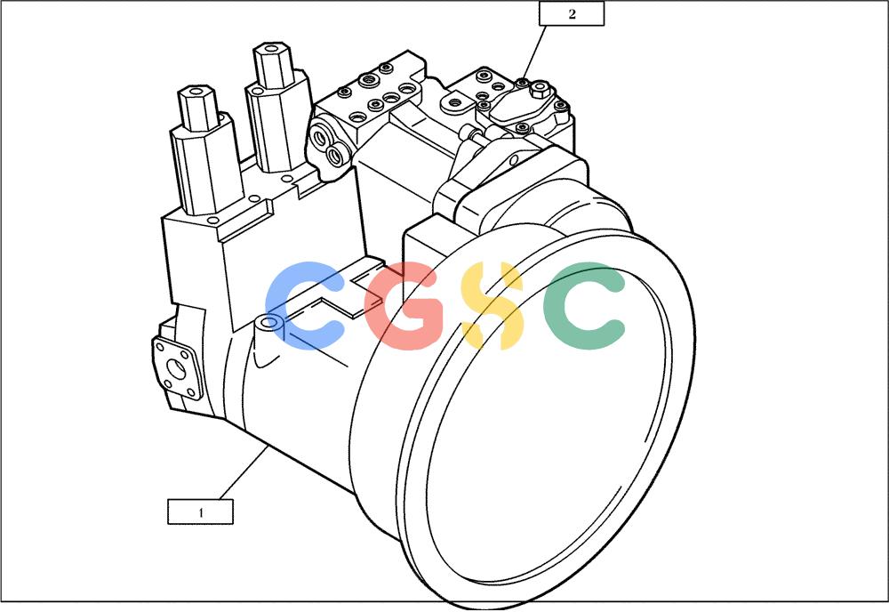 纽荷兰零件查询(EC240) - CRAWLER EXCAVATOR (5/00-) (22.010[001]) - PUMP INSTALL.MATERIAL (S/N 724002-724020) New Holland Constructuion