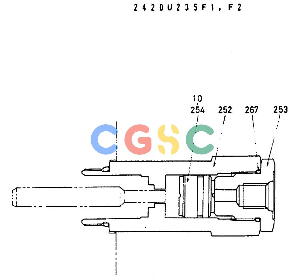 神钢零件查询(MD240C) - EXCAVATOR BTW LLU0301 - LLU0600 (1/80-12/06) (12-002) - PLUG ASSY - 2420U235F1 Kobelco