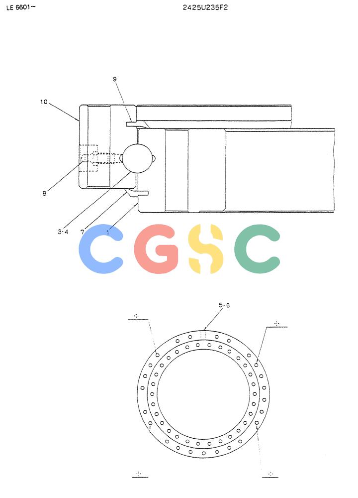 神钢零件查询(K903) - MARK II EXCAVATOR BTW LE6601 - LE7871 (1/88-12/03) (06-007) - BEARING ASSY Kobelco