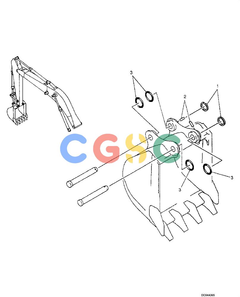 纽荷兰零件查询(EH215) - CRAWLER EXCAVATOR (9/03-) (09 -71[00]) - BUCKET- MOUNTING, 50 FT. LONG REACH New Holland Constructuion