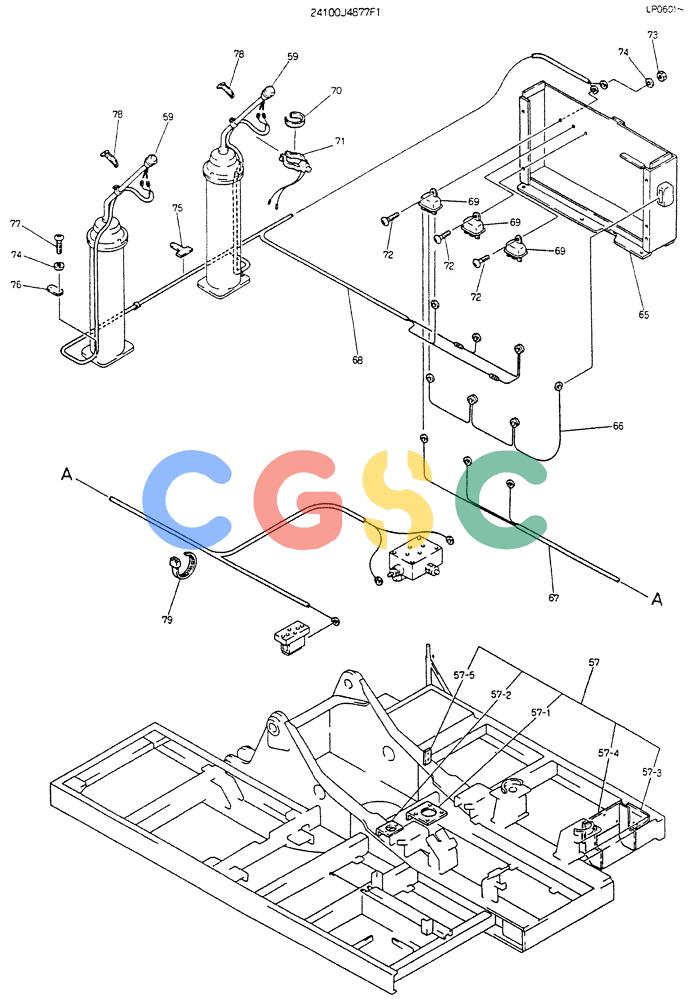 神钢零件查询(K905LC) - EXCAVATOR BTW YP0115 - YP0301 (1/85-12/03) (09-002[02]) - CONTOL ASSY (EXTRA)24100J4877F1 Kobelco