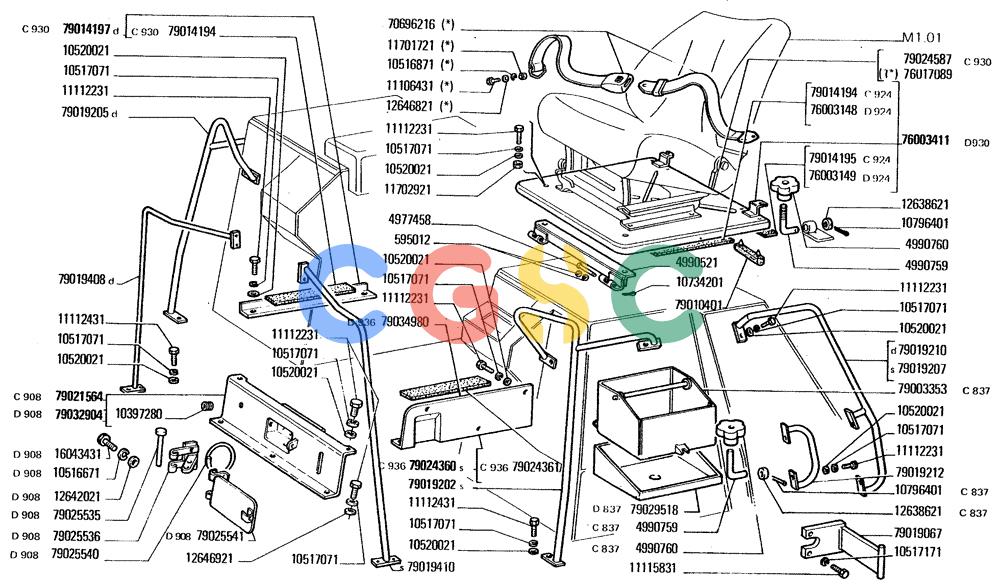 纽荷兰零件查询(FD20) - CRAWLER DOZER (L3.10[001]) - SEAL PANELS New Holland Constructuion