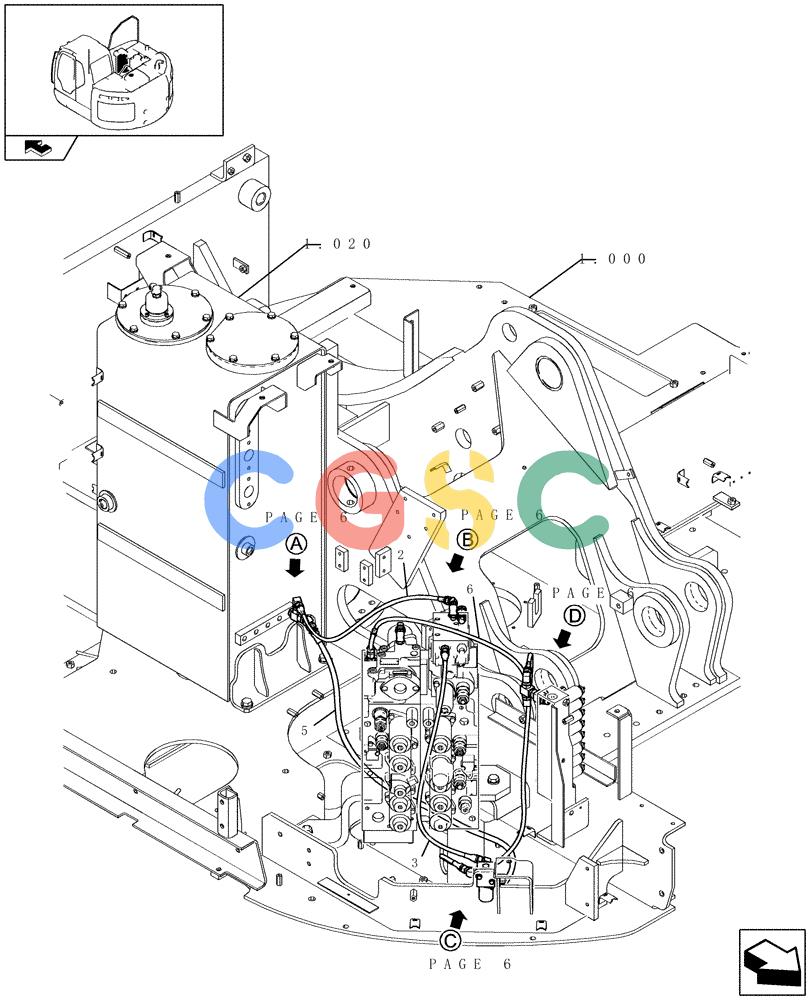 纽荷兰零件查询(E235BSR) - CRAWLER EXCAVATOR (5/07-) (1.084[05]) - PILOT PIPING - EXTRA, NIBBLER & BREAKER New Holland Constructuion
