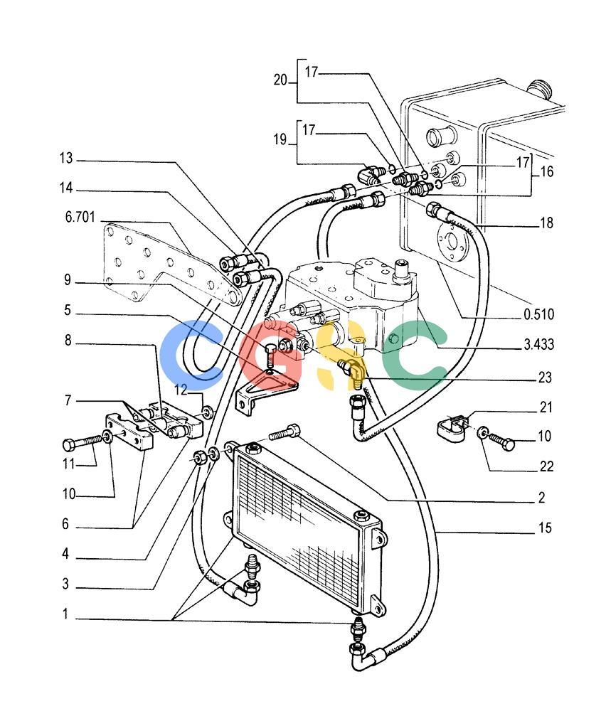 纽荷兰零件查询(FL175) - CRAWLER LOADER (N.A. VERSION) (6/92-) (3.437[02]) - CONTROL VALVE LINKAGE New Holland Constructuion