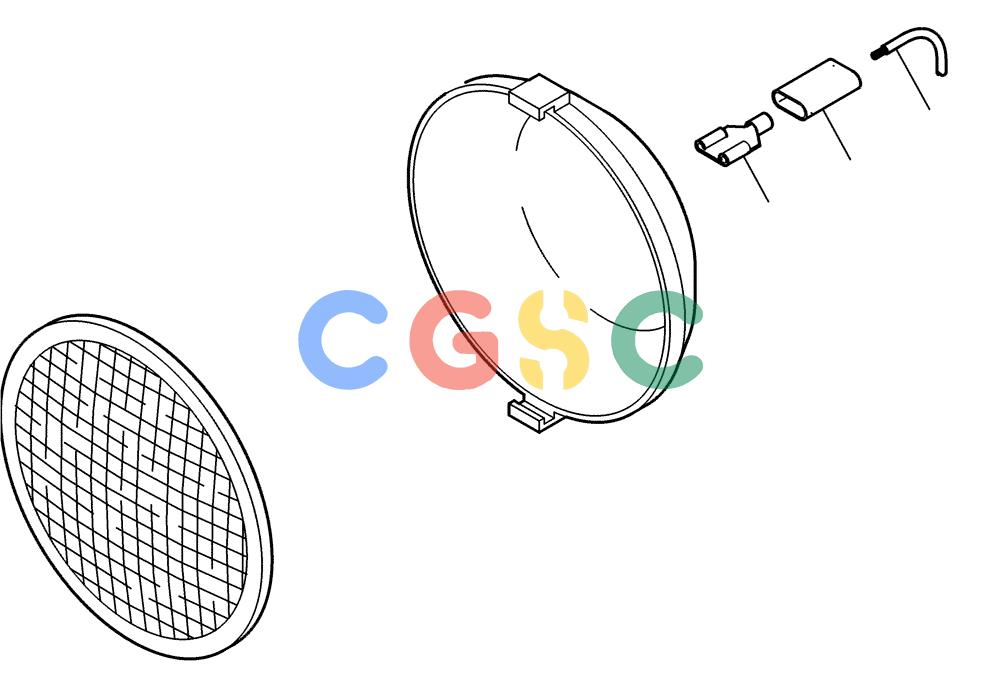 纽荷兰零件查询(EC350) - CRAWLER EXCAVATOR (2/00-) (32.741[001]) - HEADLIGHT MOUNTING PARTS (S/N 735003-735007/735009-UP) New Holland Constructuion
