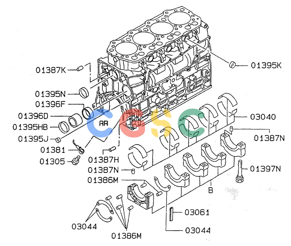 神钢零件查询(SK160LC) - DYNAMIC ACERA EXCAVATOR 11/2000 ASN YM02U0101 (11/00-12/02) (09-008[02]) - CYLINDER BLOCK Kobelco