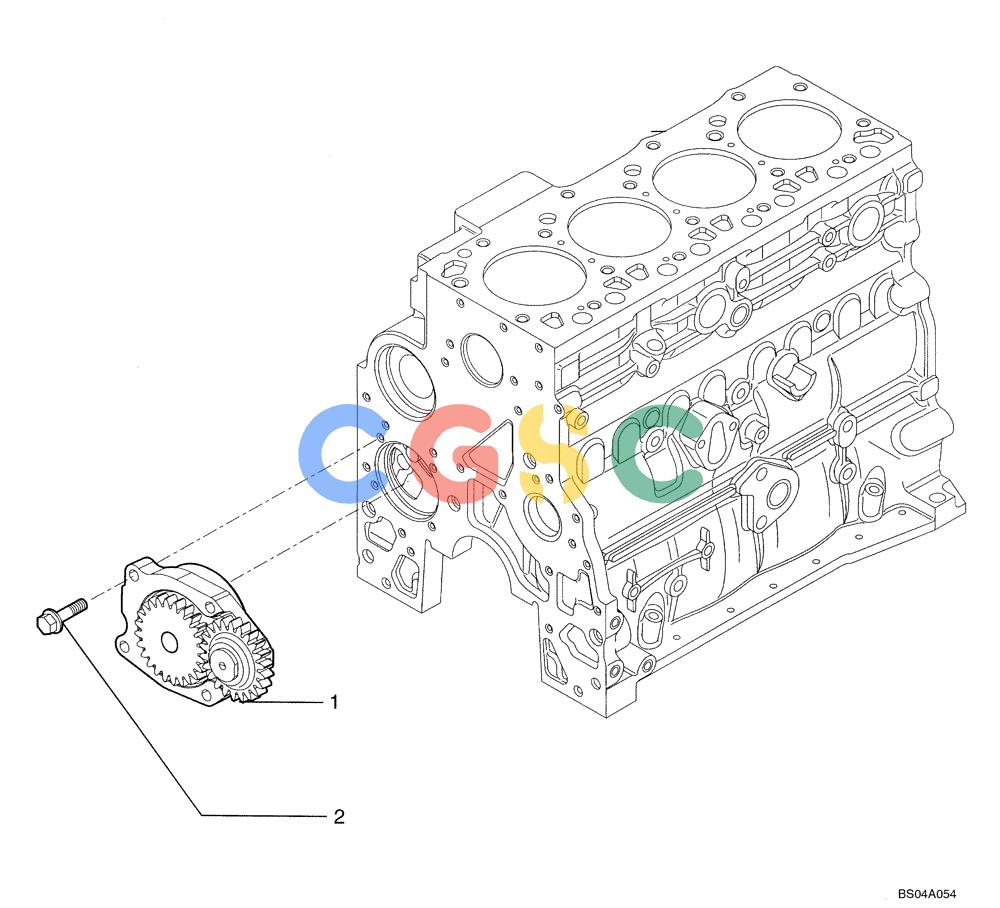 纽荷兰零件查询(DC85) - CRAWLER DOZER (8/04-) (02-31) - OIL PUMP - ENGINE New Holland Constructuion