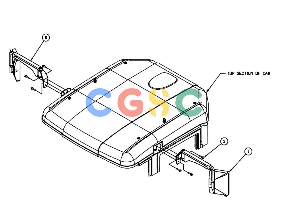凯斯零件查询(FLX3300B) - FLOATER - 2002 (9/02-10/03) (04-018) - MIRROR GROUP, EXTENDABLE Case Agriculture