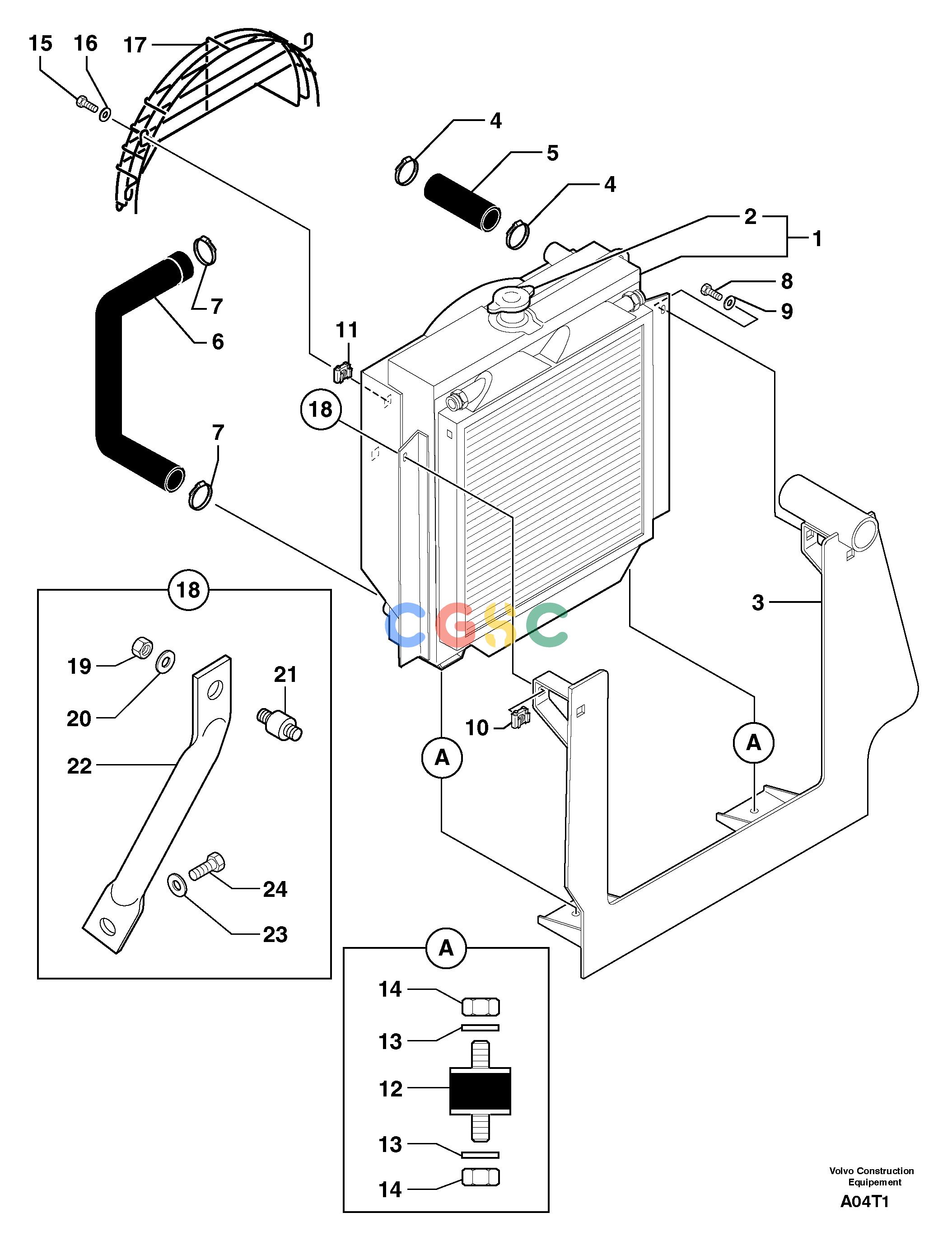 沃尔沃零件查询EW50VV Radiator ( water ) / oil coolerTYPE 256256.10151-NoneNoneNoneNoneAutodata Volvo online