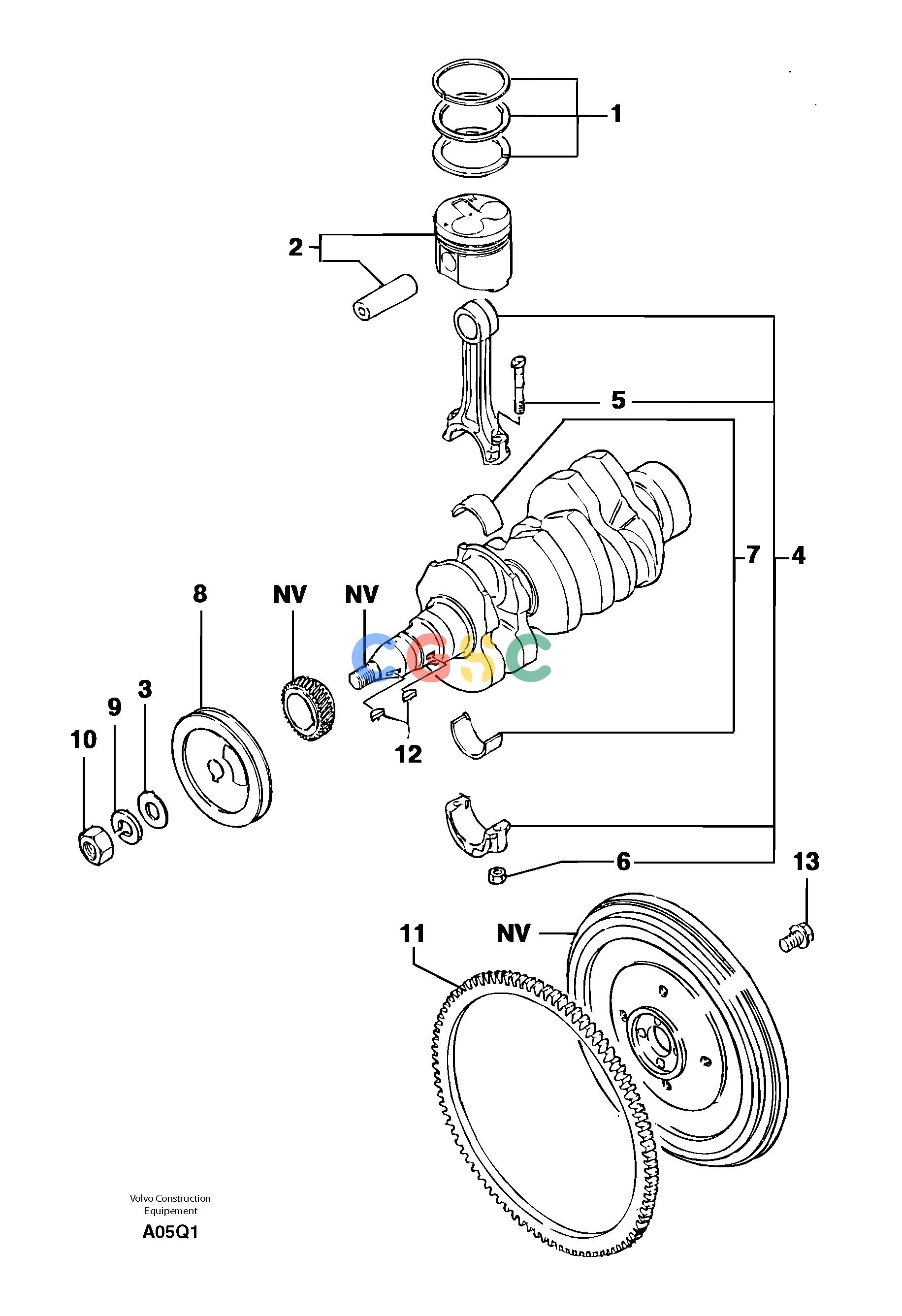 沃尔沃零件查询EC14 Pistons / connecting rods / crankshaft / flywheelTYPE 246, 271246.21501-271.10151NoneNoneNoneAutodata Volvo online