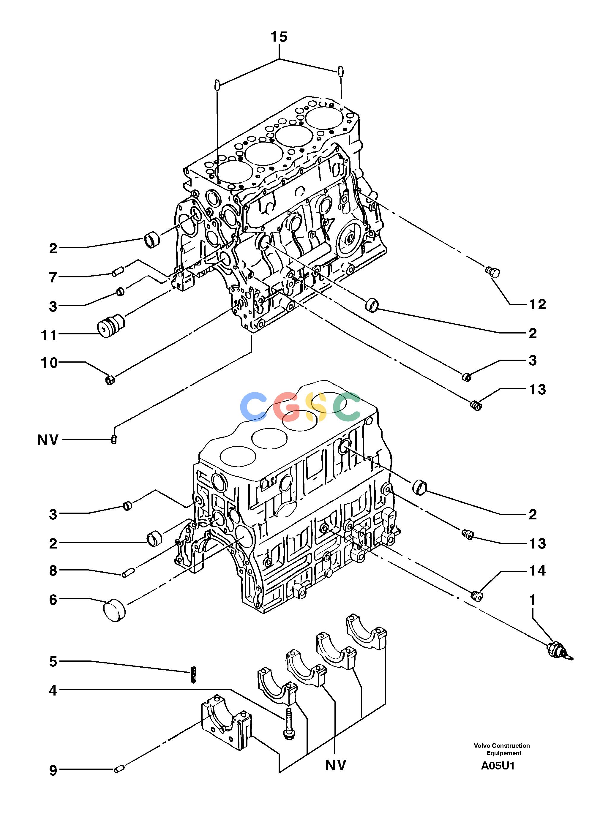 沃尔沃零件查询EW70VV Cylinder blockTYPE 262262.10151-NoneNoneNoneNoneAutodata Volvo online
