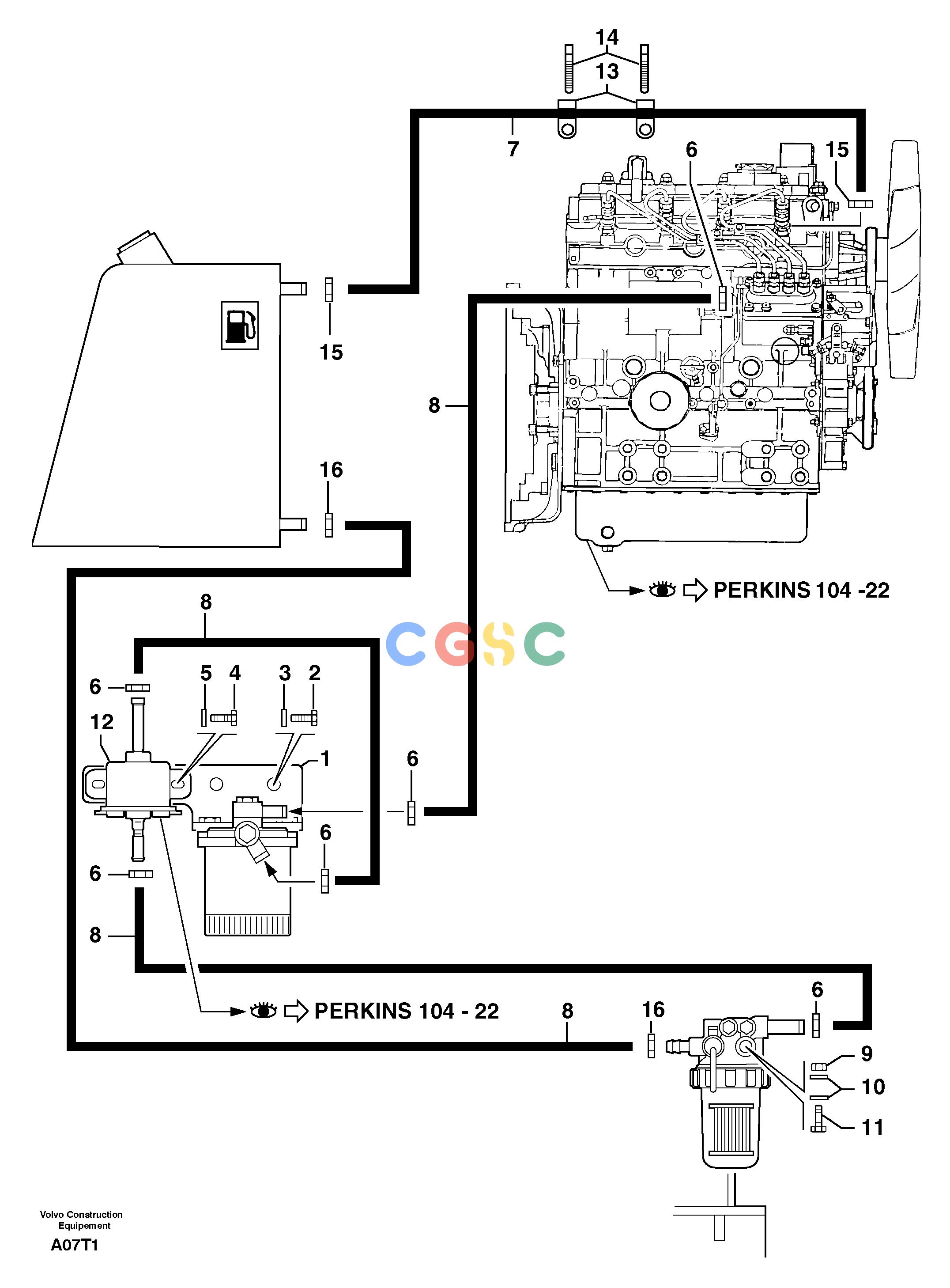 沃尔沃零件查询EW50VV Fuel circuitTYPE 256256.10151-NoneNoneNoneNoneAutodata Volvo online