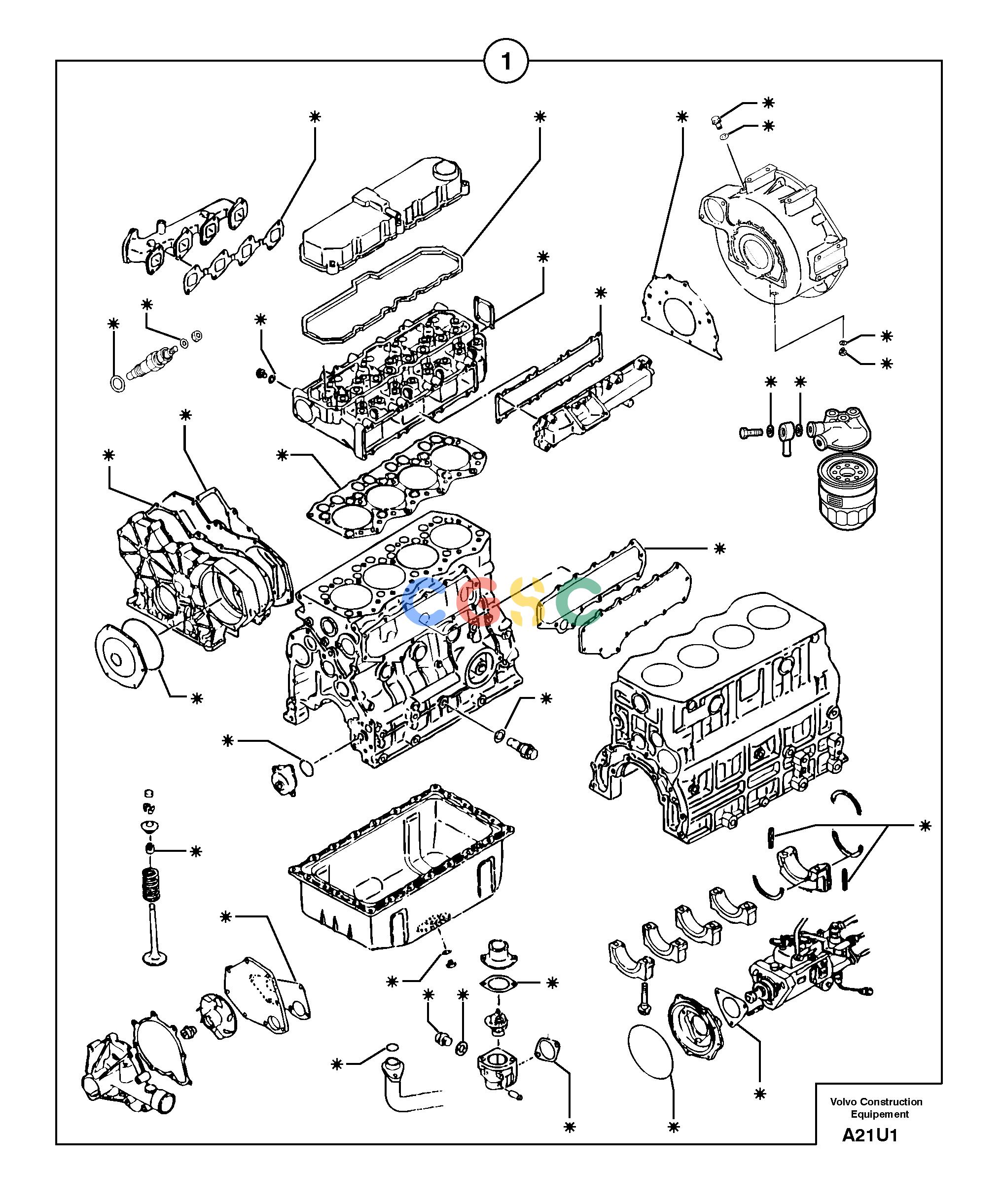 沃尔沃零件查询EW70VV Engine gasket kitTYPE 262262.10151-NoneNoneNoneNoneAutodata Volvo online