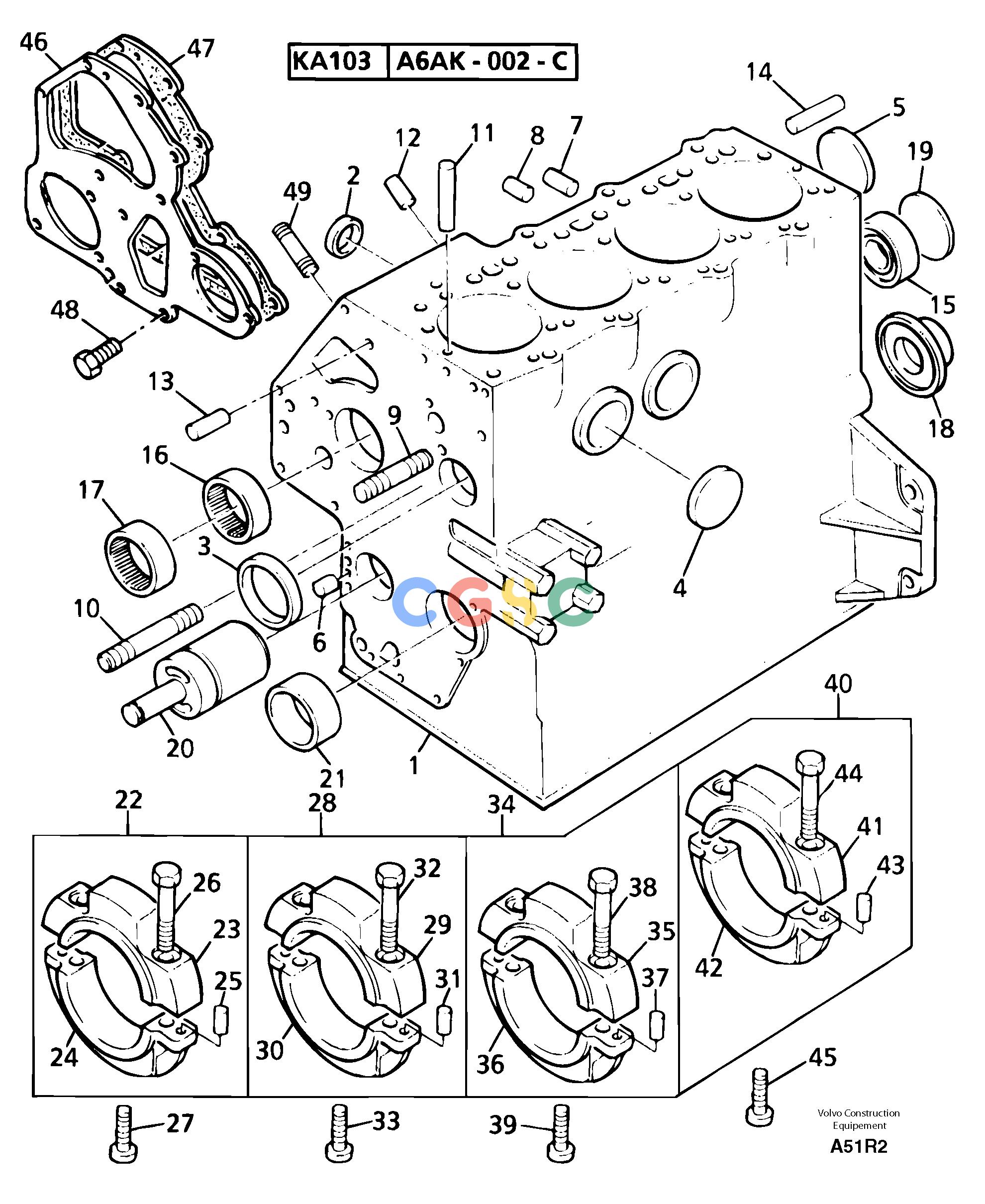 沃尔沃零件查询EC50VV Cylinder blockTYPE 247247.10151-NoneNoneNoneNoneAutodata Volvo online
