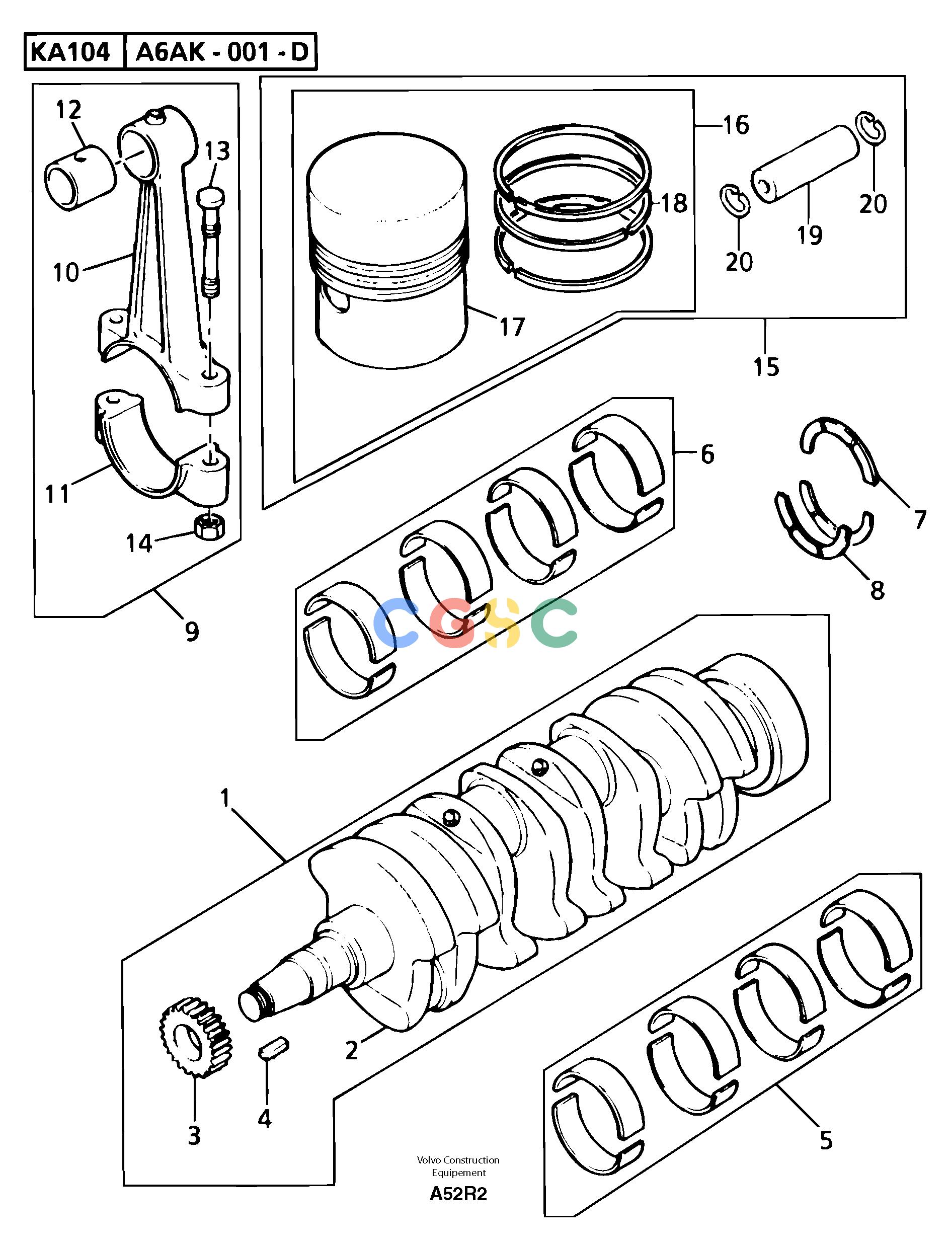 沃尔沃零件查询EC50VV Crankshaft , pistons and connecting rodsTYPE 247247.10151-NoneNoneNoneNoneAutodata Volvo online