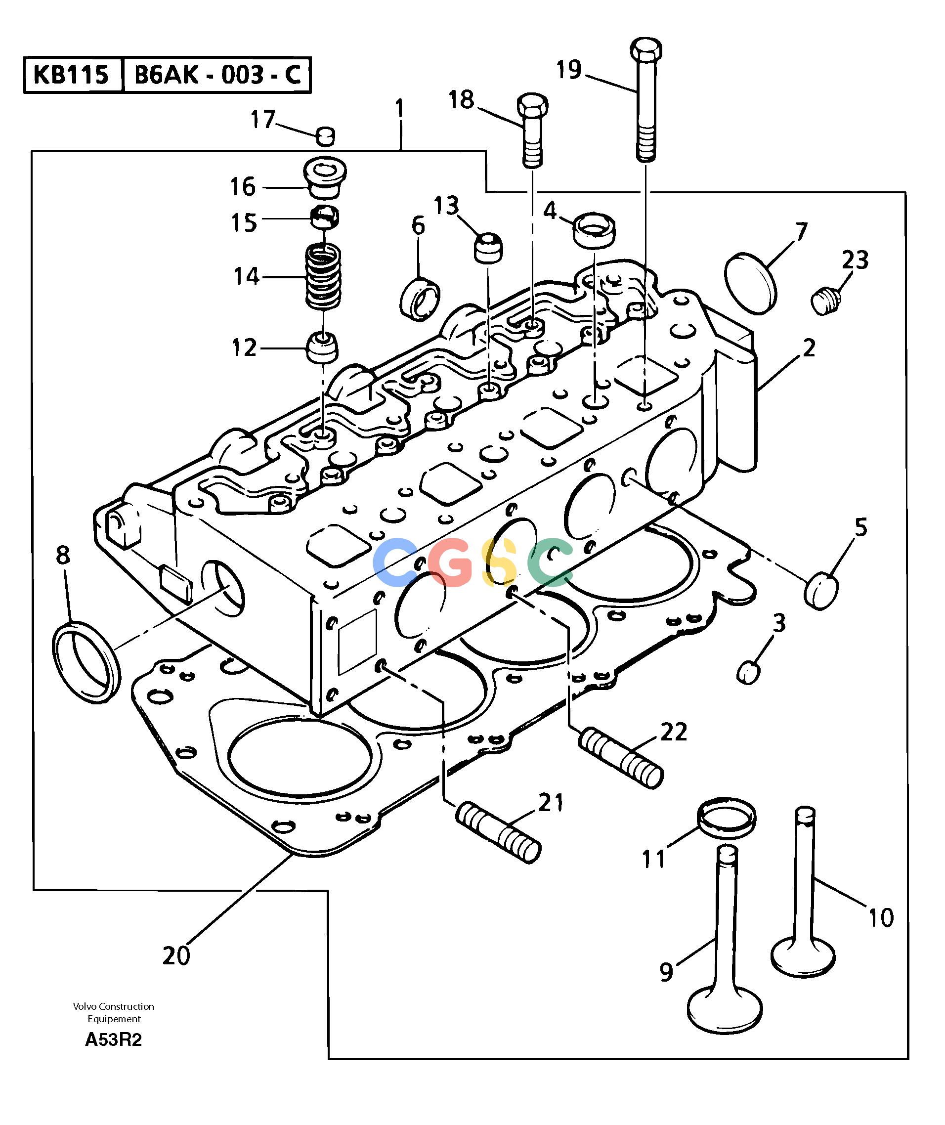 沃尔沃零件查询EC50VV Cylinder headTYPE 247247.10151-NoneNoneNoneNoneAutodata Volvo online