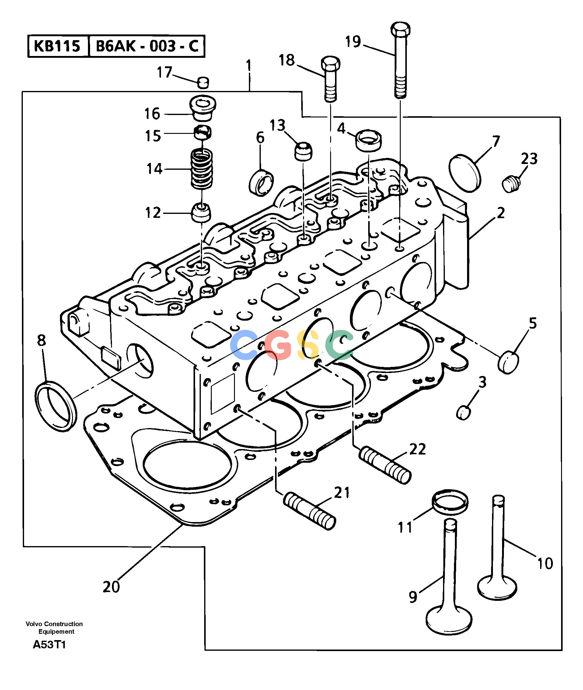 沃尔沃零件查询EW50VV Cylinder headTYPE 256256.10151-NoneNoneNoneNoneAutodata Volvo online