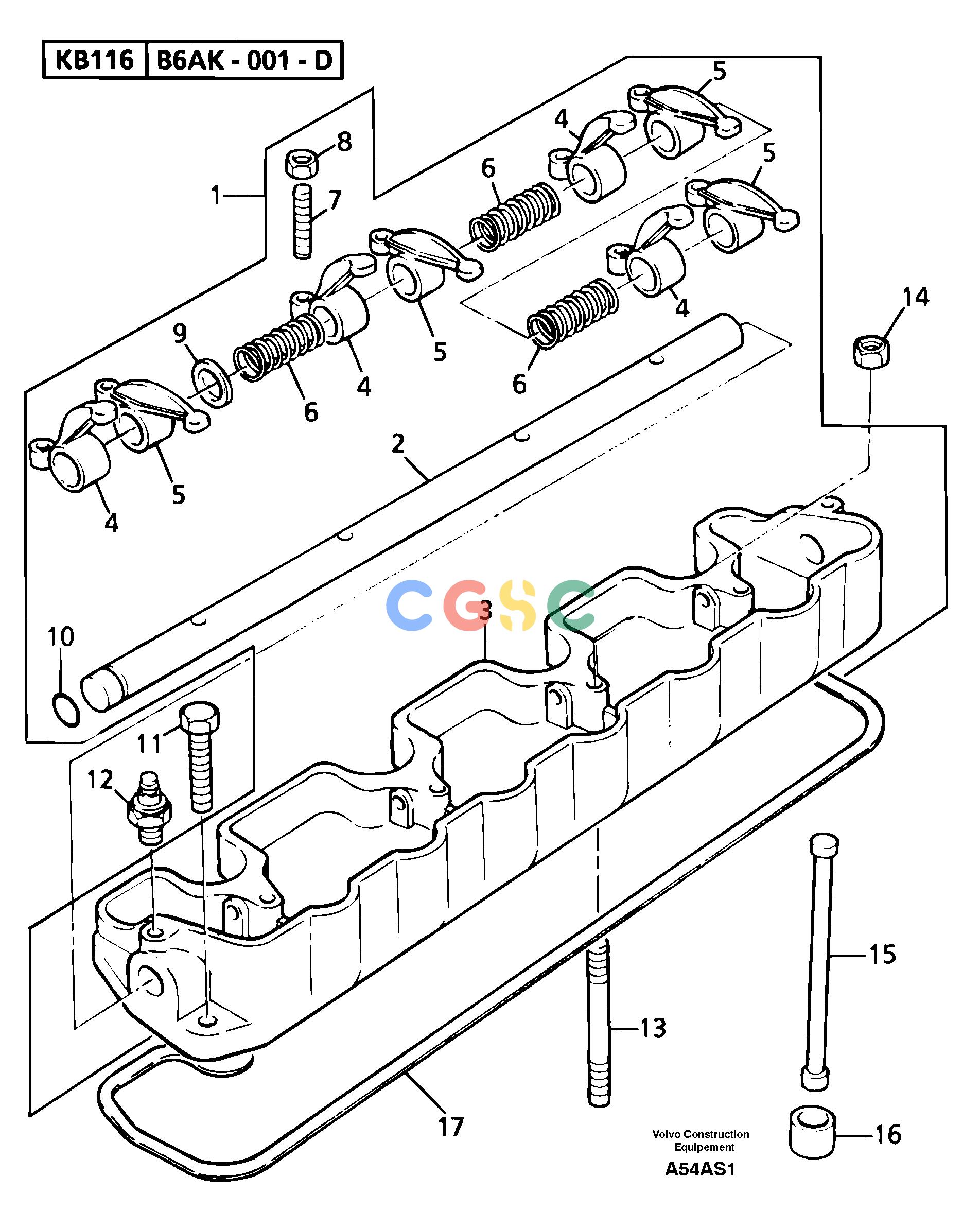 沃尔沃零件查询EW50 Rocker arm shaftTYPE 256KR80667U-NoneNoneNoneNoneAutodata Volvo online