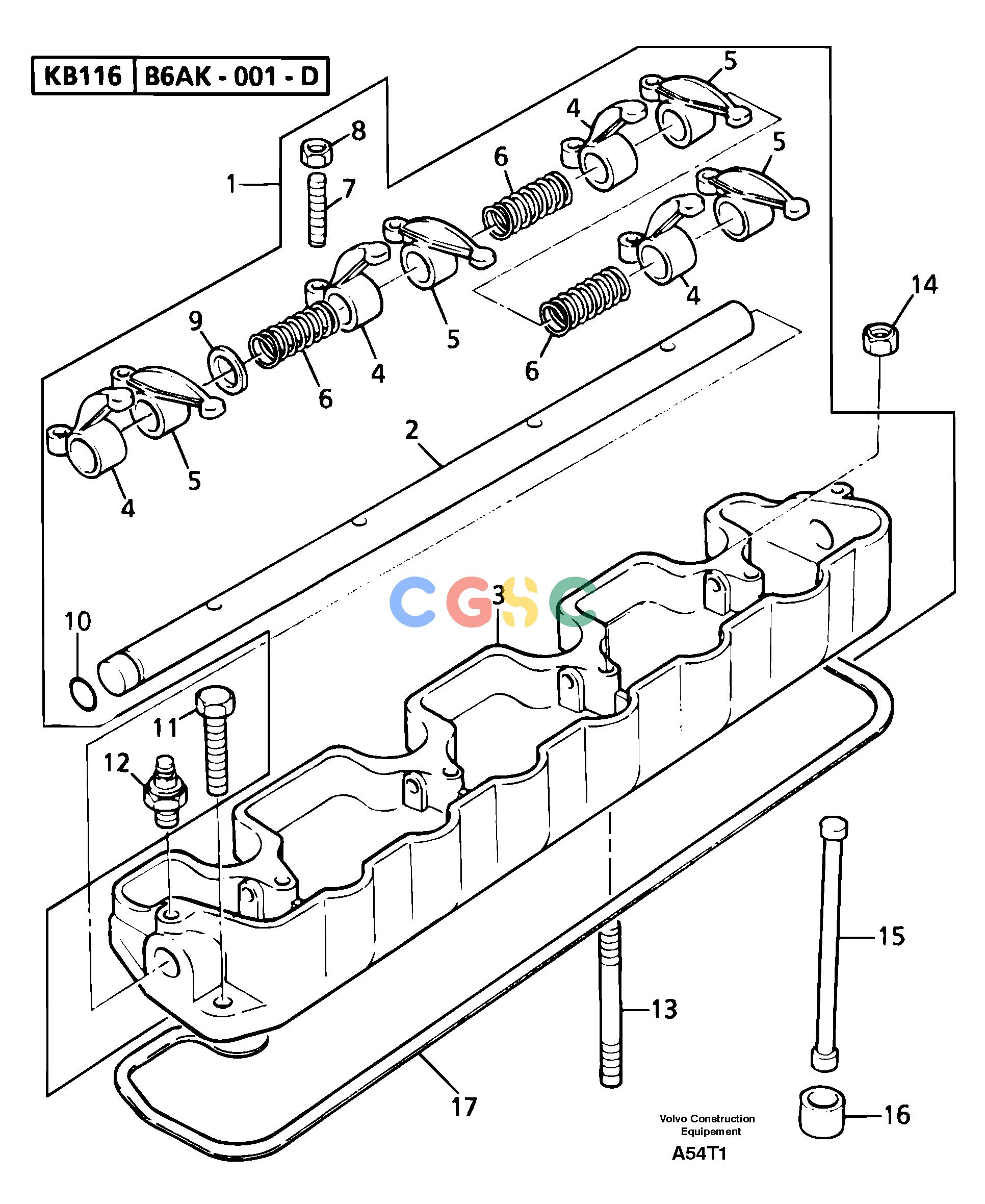 沃尔沃零件查询EW50VV Rocker arm shaftTYPE 256256.10151-NoneNoneNoneNoneAutodata Volvo online