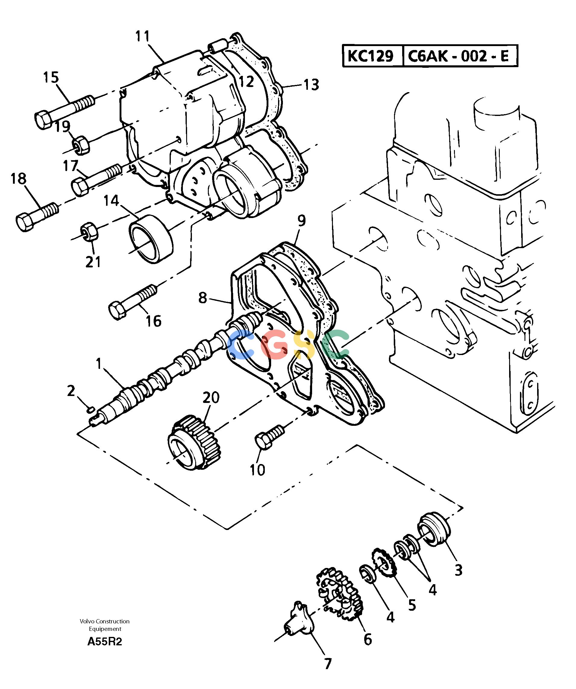 沃尔沃零件查询EC50VV Timing gear and camshaftTYPE 247247.10151-NoneNoneNoneNoneAutodata Volvo online