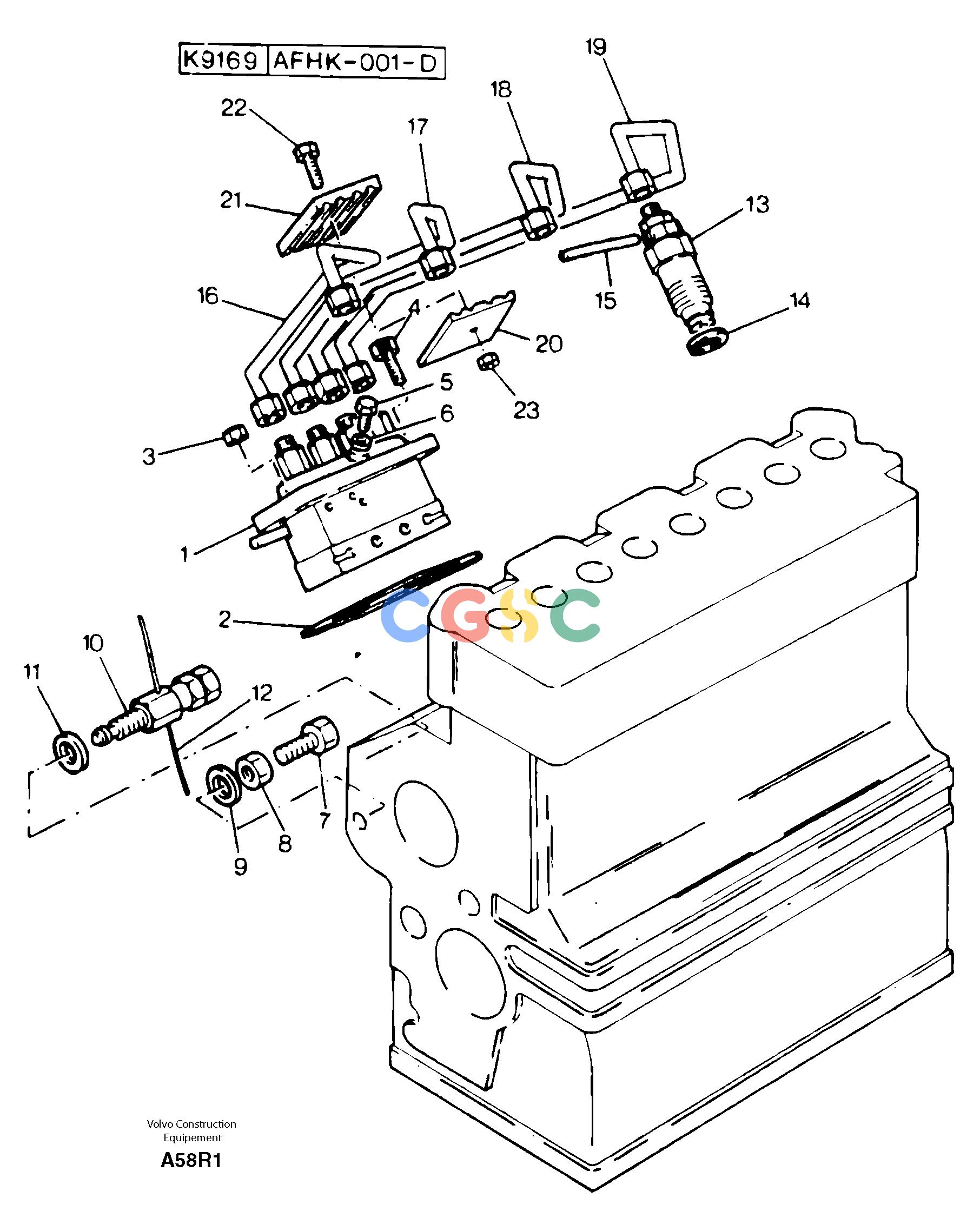 沃尔沃零件查询EC50 Fuel injection equipment ( diesel )TYPE 247. KR80667J-NoneNoneNoneNoneAutodata Volvo online