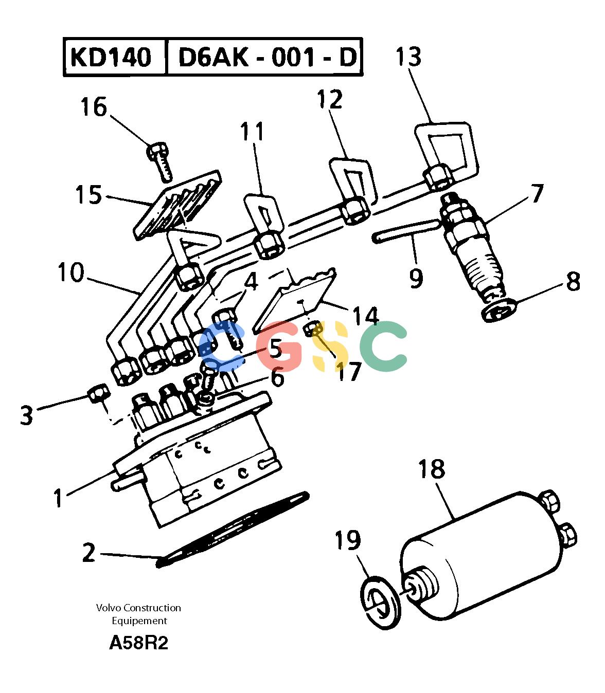 沃尔沃零件查询EC50VV Fuel injection equipment ( diesel )TYPE 247247.10151-NoneNoneNoneNoneAutodata Volvo online